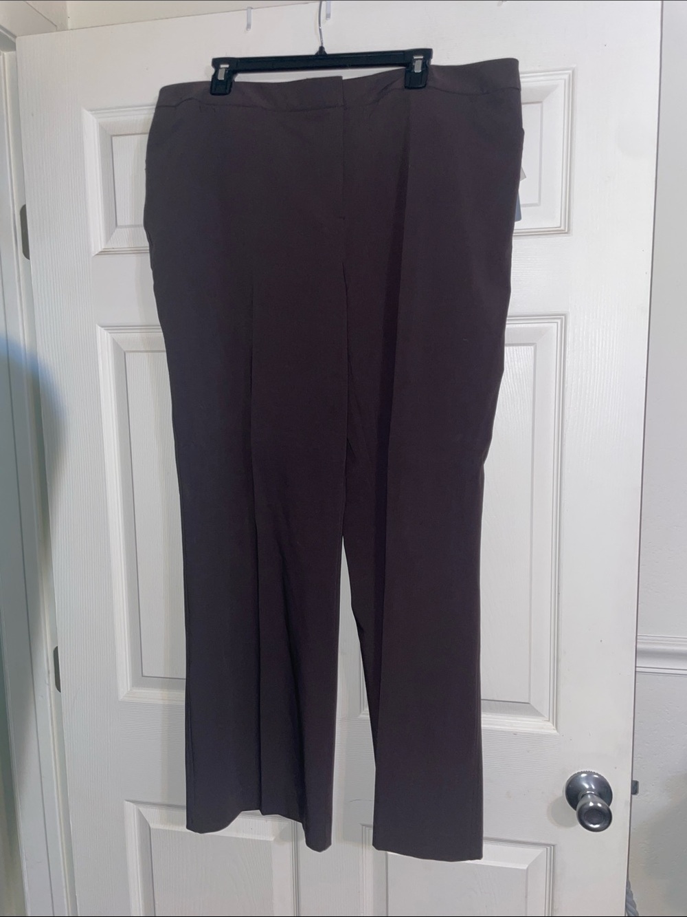Worthington Classic Women's Dress Pants — Dark Brown 18W